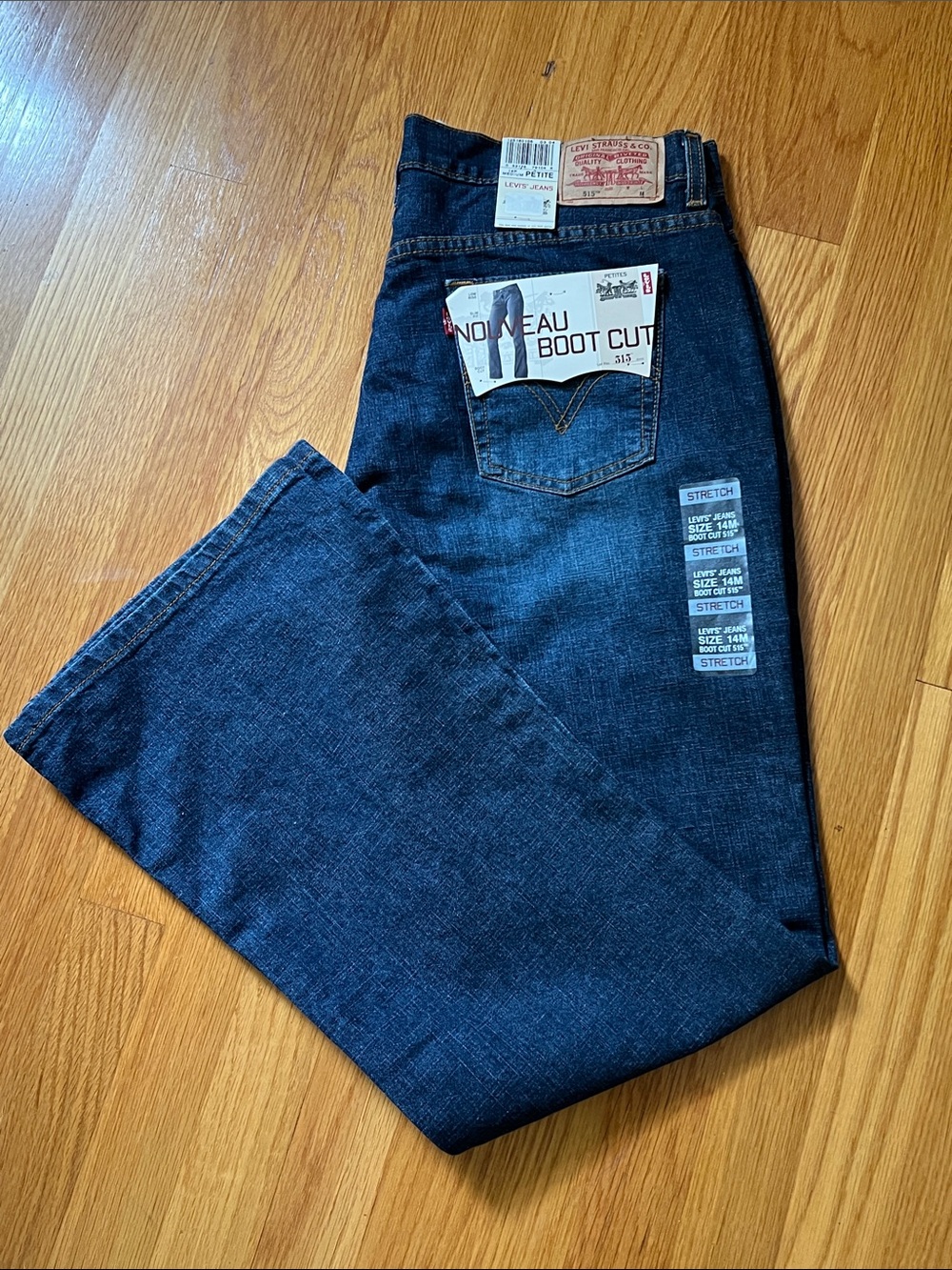 Levi’s Jeans Nouveau Bootcut 515 size 14 petite - Picture 5 of 5